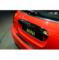 Protector De Paragolpes Acero Inox &#039;Deluxe&#039; Mini One/Cooper F56 3-Doors 3/2014- Black/Black Carbon