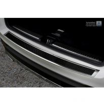 Protector Paragolpes Trasero Acero Inox &#039;Deluxe&#039; Mercedes Glc 2015- Chrome/Black Carbon