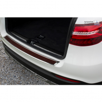 Protector De Paragolpes Acero Inox &#039;Deluxe&#039; Mercedes Glc 2015- Chrome/Red-Black Carbon