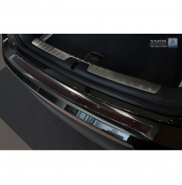 Protector Paragolpes Acero Inox &#039;Deluxe&#039; Bmw X6 F16 2014- Negro/Red-Negro Carbon