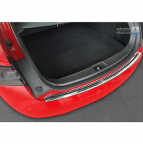 Protector Paragolpes Acero Inox &#039;Deluxe&#039; Maztesla Model S 2012- Chrom/Negro Carbon