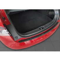 Protector Paragolpes Acero Inox &#039;Deluxe&#039; Maztesla Model S 2012- Negro/Negro Carbon
