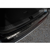 Protector de paragolpes trasero Negro Inox Seat Ateca 2016- &#039;Ribs&#039;