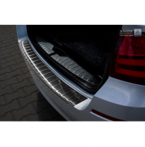 Protector paragolpes trasero acero inox BMW 5-Serie F11 Touring 2010- &#039;Ribs&#039;