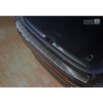 Protector de paragolpes trasero Negro Inox  Volvo V90 9/2016- &#039;Ribs&#039;