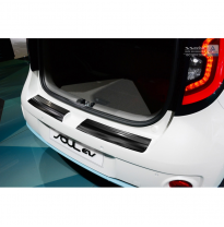 Protector Negro De Paragolpes Acero Inox Kia Soul Ev 2014- (2-Pieces)