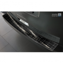 Protector Negro de paragolpes Acero Inox Peugeot Traveller/Citroën Spacetourer/Toyota Pro-Ace 2016- &#039;Ribs&#039;