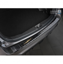 Protector Paragolpes Trasero Negro Acero Inox Mitsubishi Asx 2017- &#039;Ribs&#039;
