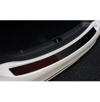 Protector De Paragolpes Carbono Mercedes Cls (C218) 2014- Rojo-Negro Carbon