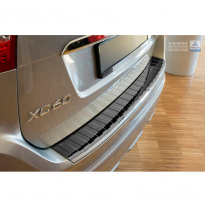 Black Mirror Protector paragolpes trasero acero inox Volvo XC60 2013-2016 &#039;Ribs&#039;