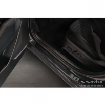 Protectores de umbral de puerta de aluminio aptos para Kia Sportage (NQ5) 2021- - 2 piezas