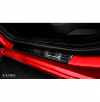 Negro Inox Protectores De Umbral De Puerta Validas Para Renault Clio E &#039;Edición Especial&#039; - 2 Piezas