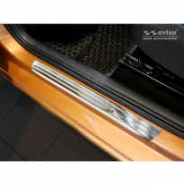 Protector plateado talonera de puerta acero inox Volkswagen Up! 2011- - &#039;Special Edition&#039; - 4-piezas