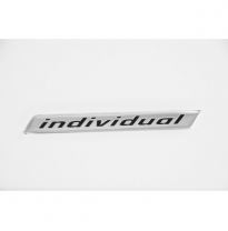 Emblema / Logo De Aluminio - Individual - 11,8x1,4cm