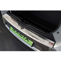 Protector de paragolpes trasero Inox valido para Dacia Spring 2020- &#039;Ribs&#039;