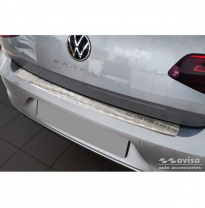 Protector de parachoques trasero de acero inoxidable valido para Volkswagen Passat Sedan 2014-2019 y FL 2019- &#039;Ribs&#039;