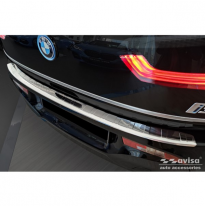 Protector de parachoques trasero de acero inoxidable valido para BMW i3 (i01) Facelift 2017- &#039;Ribs&#039;