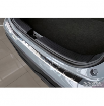 Protector de parachoques trasero de acero inoxidable adecuado para Nissan Qashqai III 2021- &#039;Ribs&#039;