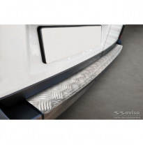 Protector de parachoques de acero inoxidable para Volkswagen Crafter y MAN TGE 2017- &#039;Riffled&#039; (versión &#039;XL&#039;)