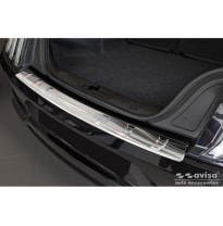 Protector de parachoques trasero de acero inoxidable adecuado para Ford Mustang VI Coupé 2015-2017 y FL 2017- incl. GT &#039;Costilla