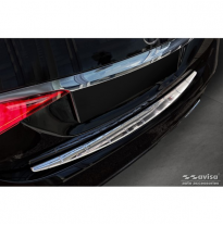 Protector De Parachoques Trasero De Acero Inoxidable Cromado Valido Para Mercedes Clase S (W223) 2020- 'Ribs'