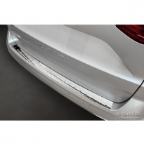 Protector de paragolpes trasero de acero inoxidable cromado para Volkswagen Multivan T7 2021- &#039;Ribs&#039;
