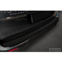 Protector de parachoques trasero de aluminio negro mate para Ford Tourneo Connect/Transit Connect 2014-2017 y FL 2017-2022 &#039;Riff