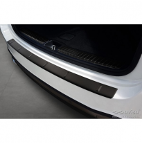 Protector de parachoques trasero de acero inoxidable negro mate adecuado para Mercedes GLE II W167 y GLE II 53 AMG 2019- &#039;Ribs&#039;