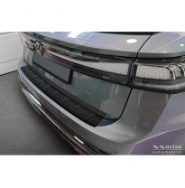 Protector de parachoques trasero Avisa de acero inoxidable negro, para Ford Explorer EV 2024 - &#039;Ribs&#039;