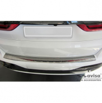 Protector Trasero De Paragolpes Acero Negro Para Bmw X7 (G07) 2019- &#039;Ribs&#039;