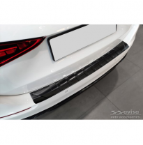 Protector de parachoques trasero de acero inoxidable negro valido para Mercedes Clase C W206 Kombi 2021- &#039;Ribs&#039;