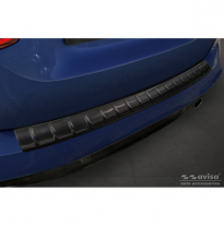 Protector de parachoques trasero de acero inoxidable negro adecuado para BMW 2 Active Tourer F45 2013-2021 con M-Pakage &#039;Ribs&#039;