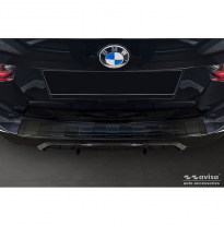 Protector de parachoques trasero de carbono 3D real adecuado para BMW 3 Touring (G21) Facelift 2022- &#039;Ribs&#039;