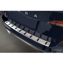 Protector de paragolpes trasero de acero inoxidable para Skoda Kamiq 2019- &#039;STRONG EDITION&#039;