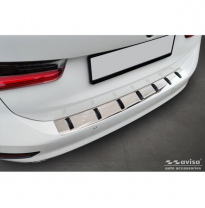 Protector de parachoques trasero de acero inoxidable apto para BMW Serie 3 (G21) Touring 2019-2022 &#039;STRONG EDITION&#039;