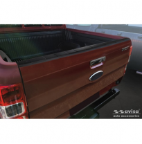Protector de portón trasero de acero apto para Ford Ranger 2011-2022 - Negro
