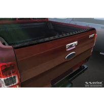 Protector de portón trasero de aluminio apto para Ford Ranger 2011-2022 - Negro