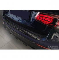 Protector de parachoques trasero de acero inoxidable negro para Mercedes GLC (X253) 2015-2019 y Facelift 2019- &#039;STRONG EDITION&#039;