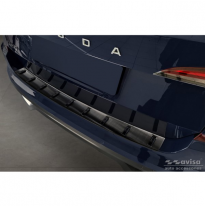 Protector de paragolpes trasero de acero inoxidable negro para Skoda Kamiq 2019- &#039;STRONG EDITION&#039;