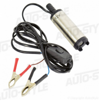 Bomba Sumergible Mini 12v Para Aceite, Agua, Diesel. Largo Cable:3 Metros - Salida Manguera:16-18mm