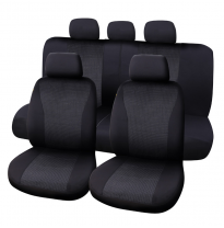 Juego De Fundas De Asiento Vienna 9-Piezas/Juego Negro