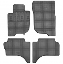 Alfombrillas De Goma Validas Para Fiat Fullback Double Cab 2016- &amp; Mitsubishi L200 (Triton) Double Cab 2015- (4-Piezas + Fixing