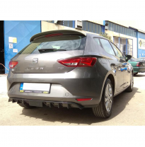 Difusor De Paragolpes Trasero Seat Leon 5f 5-Doors 2013- (Abs)