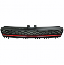 Parrilla Sin Logo Gti-Look Volkswagen Golf Vii 2012- Negro/Red