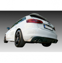 Difusor Paragolpes Trasero Audi A3 8v Sportback 2012- (Left+right Exhaust Recess) (Abs)