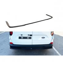 Faldón de parachoques trasero adecuado para Ford Transit Custom (V710) 2024- (ABS negro brillante)
