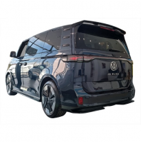 Faldón de paragolpes trasero (Difusor) apto para Volkswagen ID.Buzz (Bus/Cargo) 2022- (ABS Negro brillo)