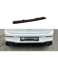 Faldón de paragolpes trasero (Difusor) apto para Volkswagen Golf VIII (CD1) GTI 2020- (ABS Negro brillo)