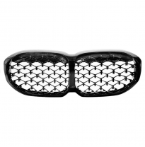 Parrilla &#039;Diamond Type&#039; en negro brillante para BMW Serie 1 F40 2019-