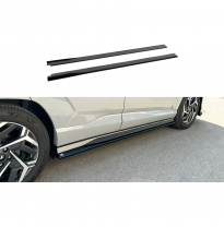 Faldones laterales Motordrome compatibles con Hyundai Kona II (SX2) N-Line 2023- (ABS negro brillante)